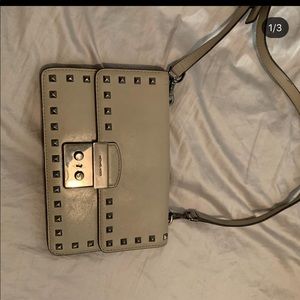 Michael Kors tan/beige crossbody purse